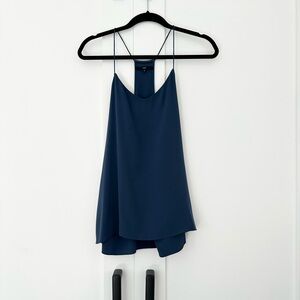 Tibi Deep Blue Camisole Top
